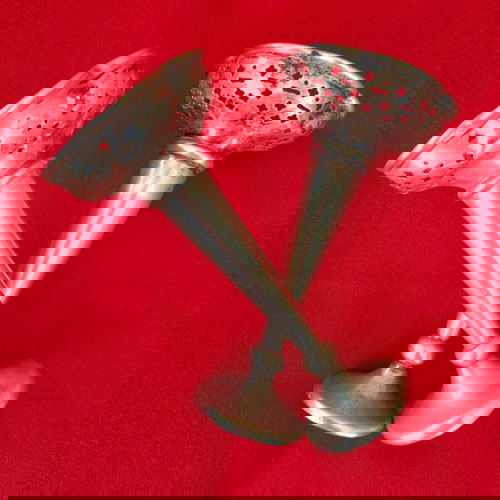 Silver-Plated Antique Vases Like New From Early 1900s