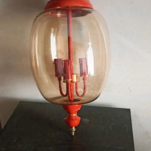 Ceiling light like new, 1990s with three lamp sockets