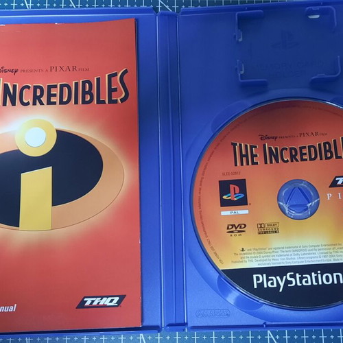 The Incredibles PlayStation 2 game used, Black Label, CIB