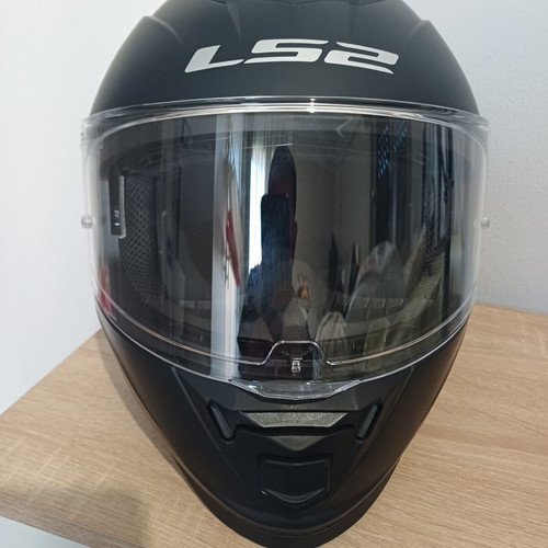 LS2 FF800 Storm II Full Face Helmet Matt Black size Medium like new