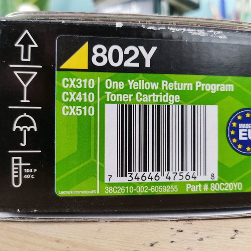 Toner Lexmark Yellow 803Y genuine new