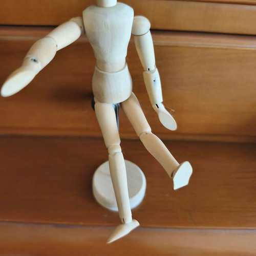 Wooden humanoid model like new
