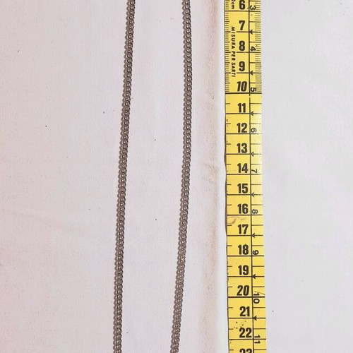 Steel necklace chain 62.5 cm unisex new