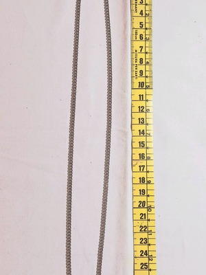 Ατσάλινη αλυσίδα λαιμού, unisex, 62,5 εκατοστά