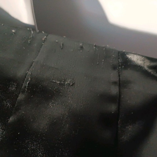Black satin suit set used