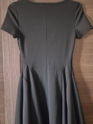 Shein black skater dress size Small like new