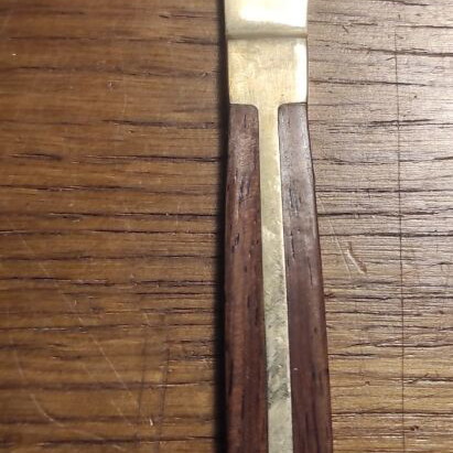 Vintage brass and rosewood cutlery set, 93 pieces, Mid-Century
