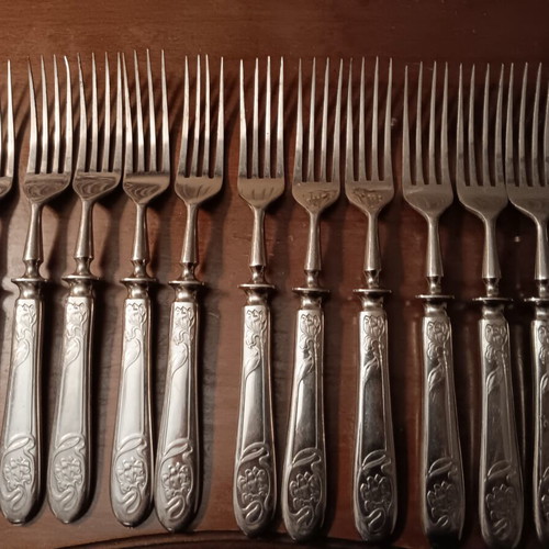Solingen vintage forks, set of 12