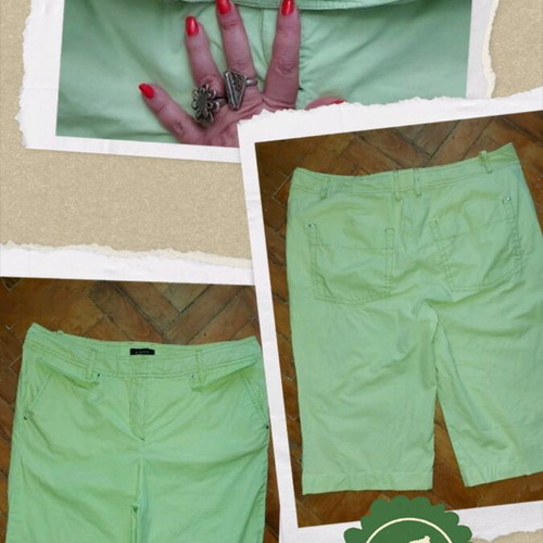 Branded bermuda shorts like new, sizes M, L and XL, set of 2