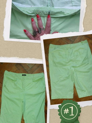 Branded bermuda shorts like new, sizes M, L and XL, set of 2