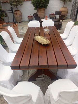 Handmade solid pine table new