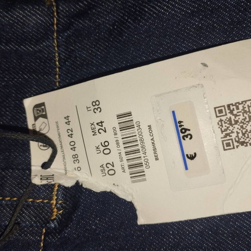 Bershka baggy balloon jeans new, dark blue