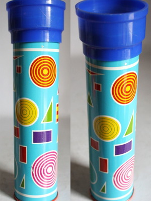 Large metal vintage 70's kaleidoscope 24cm Solpa Greece new