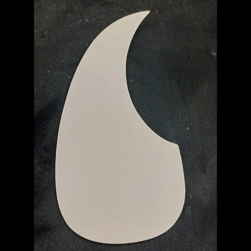 Acoustic guitar pickguard sticker black with iridescent design