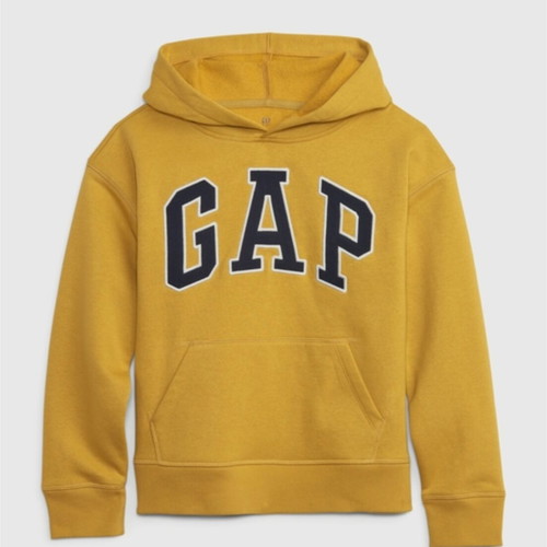 Gap Kids Yellow Relaxed Logo Hoodie XL