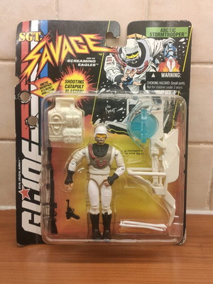 GI Joe Sgt. Savage Arctic Stormtrooper 1994 καινούργιο στο κουτί
