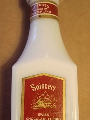Μινιατούρα Suisceri Swiss Chocolate Cherry Liqueur μεταχειρισμένη 50ml 26%alc