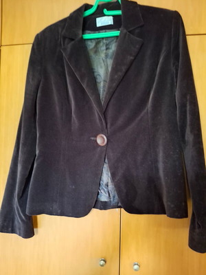 Velvet jacket Raxevsky brown like new, size M