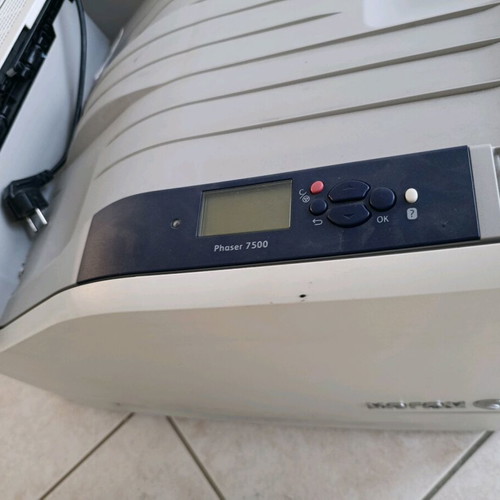 Phaser 7500 multifunction printer used