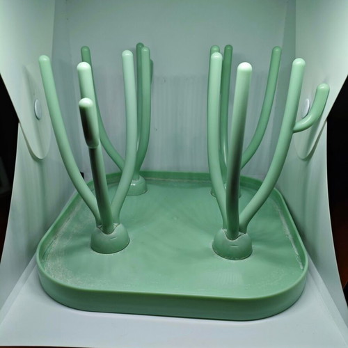 Bottle drying stand tree type like new, green