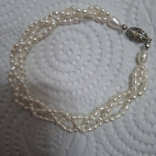 Vintage bracelet used with silver clasp