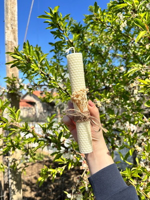 Easter candles new, handmade in various colors