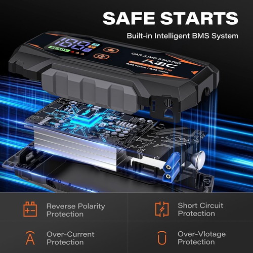 Powerful Car Jump Starter and Power Bank 16800mAh new