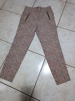 Zara high-waisted pants, size Small, multicolored