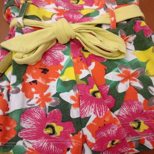 Ebita tropical one-piece shortsuit like new for ages 2-3