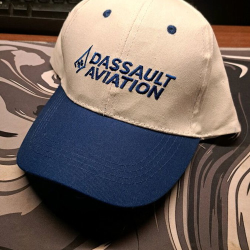 Rafale collectible hat new, size M, white and blue