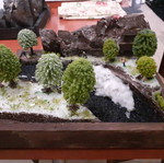 Car diorama handmade, new