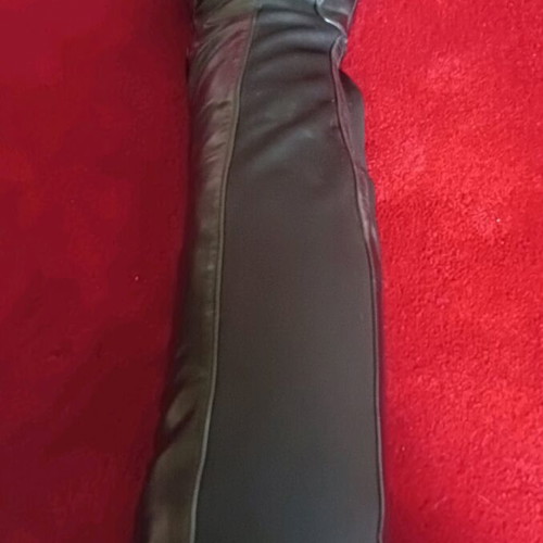 Knee-high boot used, size 40, black
