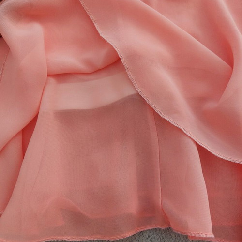 Benissimo salmon top with ruffles and thin straps like new