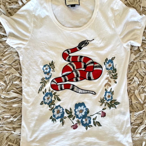 Gucci Snake T Shirt size XL, slim fit