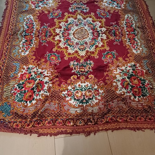 Velvet vintage blanket new, 200x160 cm
