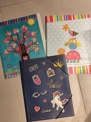 School supplies used, set