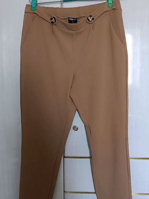 Pants like new L-XL beige with elasticity