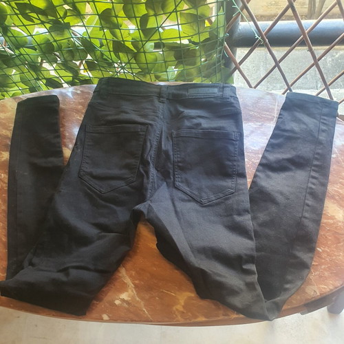 Stradivarius black jeans size M 38 10, like new, elastic fabric