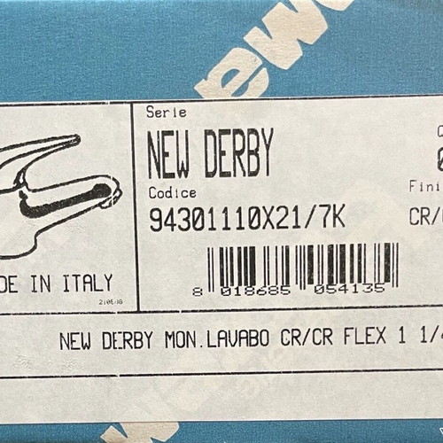 Teorema New Derby chrome basin faucet new
