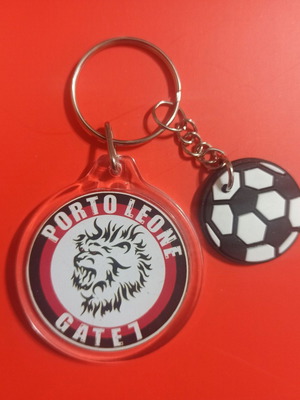 Olympiakos Round Keychain No24 New