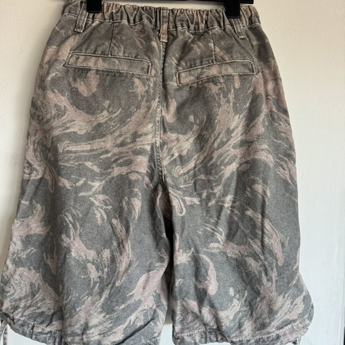 Zara baggy cargo shorts like new, size M, gray and green