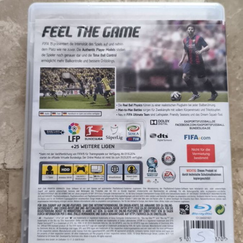 FIFA 15 PS3 game used, fully functional