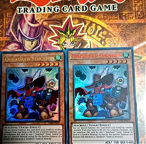 quickdraw synchron ×2 ultra rare 1st edition