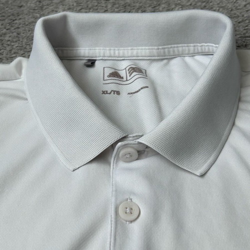 Adidas Golf Solid polo shirt used, XL, white