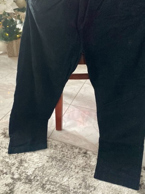 Black corduroy women's pants like new, size XL