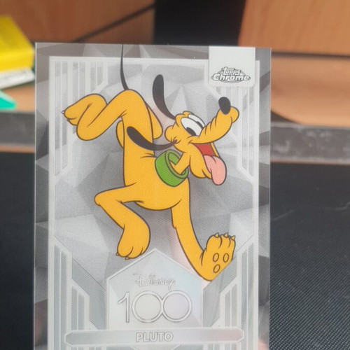 Topps Disney Chrome 2023 D100 Pluto Base card like new