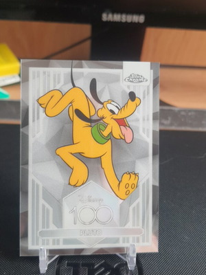 Topps Disney Chrome 2023 D100 Pluto Base card like new