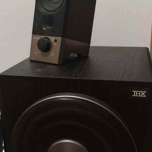 Edifier M3600D 2.1 sound system used, clear sound