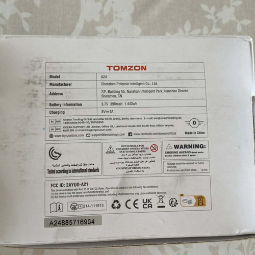 Tomzon A24 Mini Drone new, for kids and beginners with 3 batteries