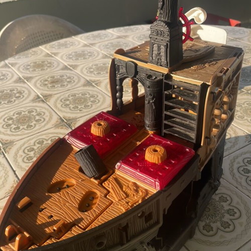 Fisher-Price Great Adventures Pirate Ship used, 1994, no figures